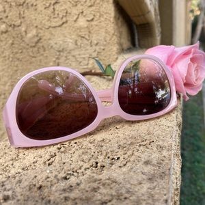 Wild fox Couture pink iridescent sunglasses.